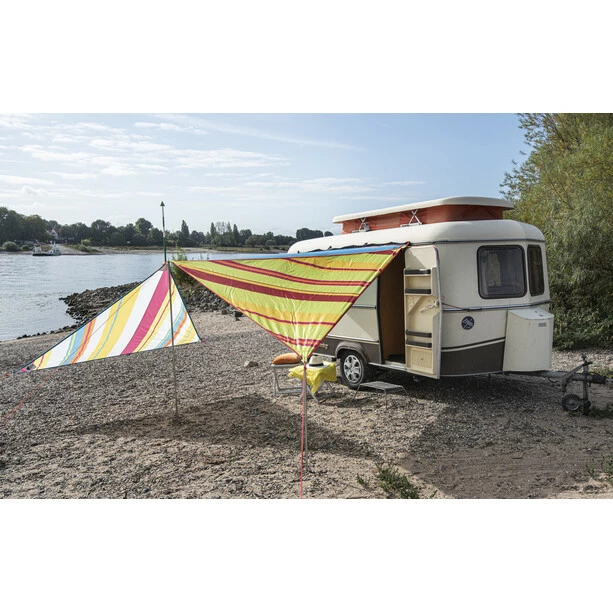 Bent Canvas Allover Set Caribbean stripe lime punch/zipper red 5 Bent Canvas Allover Set Caribbean stripe lime punch/zipper red - Image 3