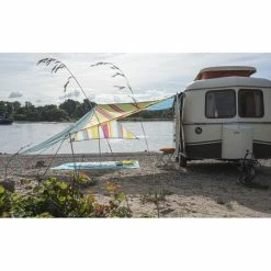 Bent Canvas Allover Set Caribbean stripe lime punch/zipper red 11 Bent Canvas Allover Set Caribbean stripe lime punch/zipper red -Shelters & Pavillions Shop bent canvas allover set caribbean stripe lime punch zipper red 4