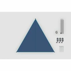 Bent Canvas Plain Set sepia blue/zipper light blue -Shelters & Pavillions Shop bent canvas plain set sepia blue zipper light blue 3