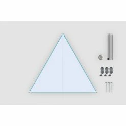 Bent Canvas Plain Set white/zipper light blue -Shelters & Pavillions Shop bent canvas plain set white zipper light blue 3