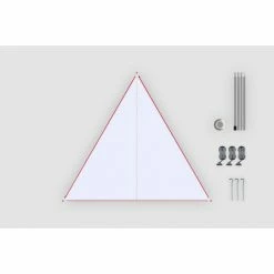 Bent Canvas Plain Set white/zipper red -Shelters & Pavillions Shop bent canvas plain set white zipper red 3