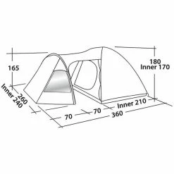 Easy Camp Blazar 400 Tent rustic green -Shelters & Pavillions Shop easy camp corona 400 zelt rustic green 3
