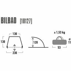 High Peak Bilbao Beach Shelter blue/grey -Shelters & Pavillions Shop high peak bilbao beach shelter blue grey 4