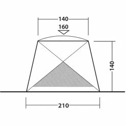 Outwell Compton Beach Shelter blue -Shelters & Pavillions Shop outwell compton beach shelter 6