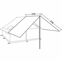 Robens Prospector Tarp khaki -Shelters & Pavillions Shop robens prospector tarp 3