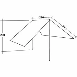 Robens Prospector Tarp khaki -Shelters & Pavillions Shop robens prospector tarp 4