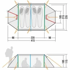 Tatonka Buffin 4 Tent light olive -Shelters & Pavillions Shop tatonka buffin 4 tent light olive 3