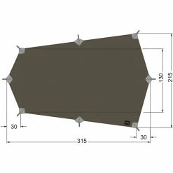 Tatonka Tarp Wing 2 LT stone grey olive