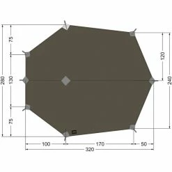 Tatonka Tarp Wing 3 LT stone grey olive