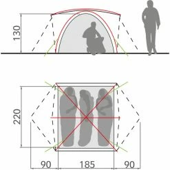 VAUDE Campo Grande 3-4P Tent terracotta -Shelters & Pavillions Shop vaude campo grande 3 4p tent terracotta 4