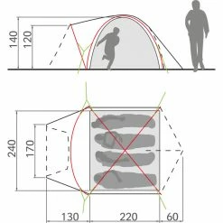 VAUDE Campo Grande XT 4P Tent chute green -Shelters & Pavillions Shop vaude campo grande xt 4p tent chute green 4